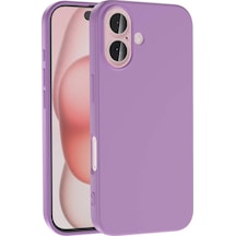 Apple Uyumlu iPhone 16 Kılıf Lansman İçi Kadife Soft Yumuşak Dokulu Liquid Silikon Kapak Lsr
