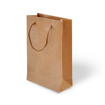 Kraft Lüks Karton Çanta 11x16,5 Cm Pakette 24 Adet.
