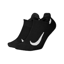 Nike Multiplier Unisex 2'li No Show Antrenman Çorabı Siyah Siyah Nike Multiplier Unisex 2'li No Show Antrenman Çorabı Siyah Siyah