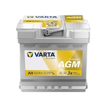 Varta A9 12v 50ah 540a Dynamıc Start Stop Agm Akü Üretim Tarihi:2026