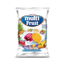 Multi Fruit Meyve Sosu Dolgulu Sütlü Bonbon Şekerleme 500 Gr.