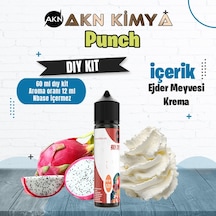 Punch Dıy Kit Ejder Meyvesi Krema Gıda Aroması %20 Oranda Aroma İçerir Hazır Değildir 60 Ml