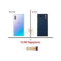 Samsung Galaxy Note 10 Plus Mavi Uyumlu Arka Kapak + Yapıştırıcı