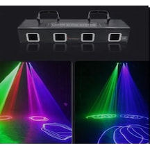 Dj Pro Sl-400 4 Gözlü Full Rgb Renkli 1500mv Efektli Lazer