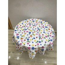 Astarlı Masa Örtüsü Yuvarlak 140 Cm Çap