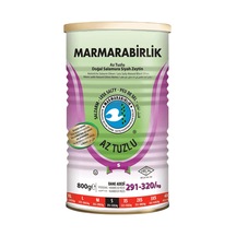 4 Adet Marmarabirlik Az Tuzlu Doğal Salamura Siyah Zeytin 800 G