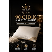 %100 Kaz Tüyü Dolgulu, %90 Gıdık, Uyku Yastığı / 50x70 1000gr