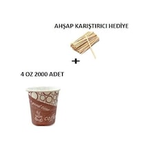 4 Oz Çay- Türk Kahvesi- Salep Karton Bardağı 2000 Adet 1 Koli