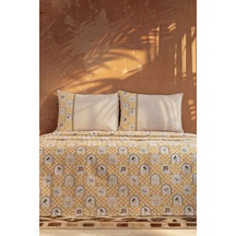 Doqu Home Jungle Muse Marwen Mosaic Pike Takımı Tek Kişilik Turuncu