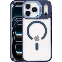 Joko Apple İphone 17 Pro Remim Lensli Magsafe Standlı Kapak - Lacivert
