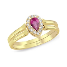 Lilarote Özel Döndürülebilir Kırmızı Ve Yeşil Damla Taşlı Altın Yüzük Lilarote Özel Döndürülebilir Kırmızı Ve Yeşil Damla Taşlı Altın Yüzük