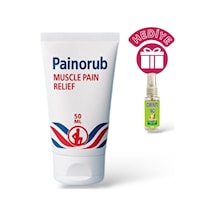 Painorub Vücut Ağrı Yönetimi Için Hızlı Ve Etkili Bakım Kremi 50 Ml + Çörek Otu Yağı 30 Ml Hediye
