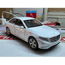 Oyuncak Metal Model Araba 1/36 Çek Bırak Mercedes Benz E Class Beyaz