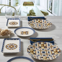 Camelıa 18 Parça 6 Kişilik Bone Kahvaltı Takımı - 16771 Krem