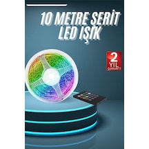 10m Şerit Led İç Mekan Renkli Rgb Şerit Led Kumandalı 55857191