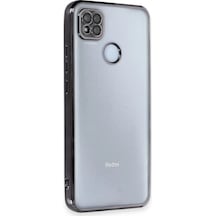 Xiaomi Redmi 9c Kılıf Razer Lensli Silikon - Siyah -