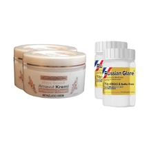 Three Brand Whitening Cream 100 Ml Arnavut Aklık 2 Adet + Russıan Glare Tüy Dökücü Azaltıcı Merhem 50 Ml 2 Adet