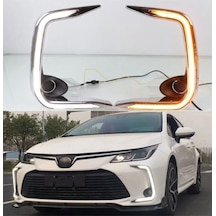 Toyota Corolla Sis Lambası Çerçevesi Led Tip 2019-2024