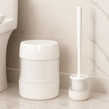 Premium Çöp Kovası-beyaz 10l Siyah