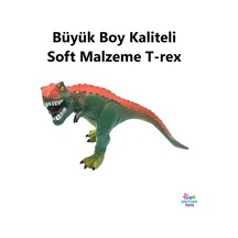 40 Cm. Sesli Soft T-rex Dinozor Kahverengi Trex