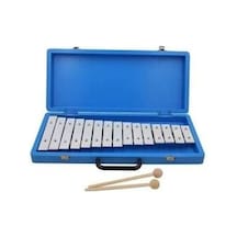 Beyaz 15 Tuşlu Metalofon Çantalı