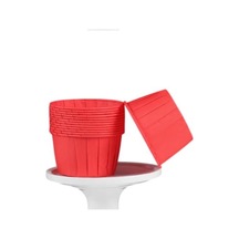 Cupcake/muffin /suffle Kek Kapsülü Kırmızı 50 Li Yeşil