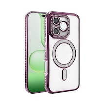Huawei Honor 600 Lite Joke Simli Magneticsafe Kılıf - Derin Mor Çok Renkli