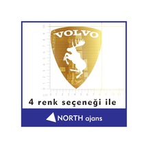 Altın Araç Sticker Etiketleri 10cm Model 28