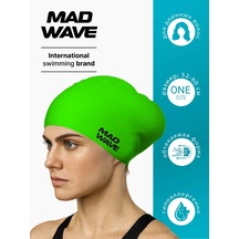 Mad Wave Uzun Saçlar İçin Silikon Havuz Bone İsi: Uzun Saçlar 343950391 Yeşil