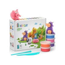 Hey Clay Yaratıcı Kil Seti - Animals Çok  Renkli