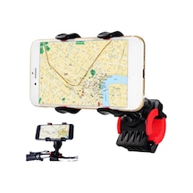 Bisiklet Telefon Tutucu Motorsiklet Telefon Tutucu Navigasyon Siyah