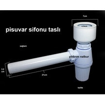 Pisuvar Sifonu Taslı Sifon Pis Suvar Gider Borusu