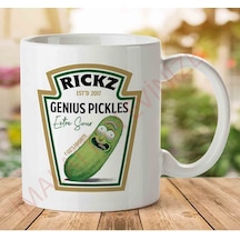 1-1904 Rickz Genius Pickles Heinz R And M İki Tarafı Baskılı Kupa Bardak Çok Renkli