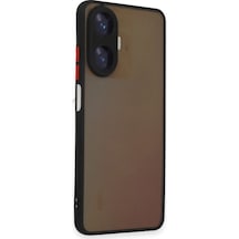 Realme C55 Kılıf Montreal Silikon Kapak - Siyah