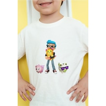 Yirmi Unisex Pk Xd Kedi Baskılı Tişört Beyaz - 536874709 beyaz