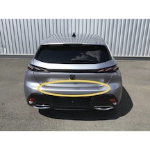 Peugeot 308 Hb Krom Arka Tampon Üstü Koruma 2022 Ve Üzeri Paslanmaz Çelik