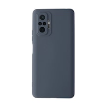 Redmi Note 10 Pro Kılıf Nano İçi Kadife Silikon - Gri İtdark30622