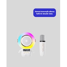 Kablosuz - 269 - Mikrofonlu Astronot Tasarım Bluetooth - Glblseme - Speaker Karaoke