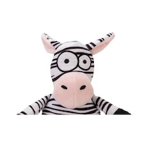Köpek Oyuncağı, Sesli, Zebra, Peluş, Siyah/beyaz, 25x12x9,5cm
