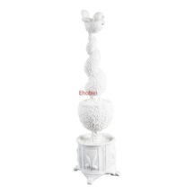 Polyester Kıvrımlı Çubukta Kuş 46x10cm Hyk643