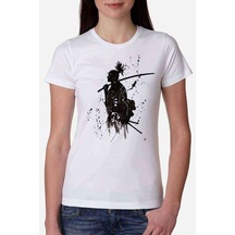 Silhouette Samurai Kadın Beyaz Tshirt (534816928)