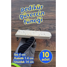 Sandy Pedikür Güvercin Tüneği 14 cm | 10 Adet Tünek | Bekar Tüneği | Kumlu Tünek | Zımpara Tünek