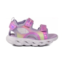 United Colors of Benetton Lila Cırtlı Hafif Kız Çocuk Sandalet Bnı-10113 P