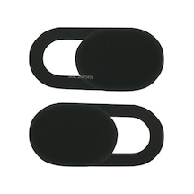 Kamera Kapatıcı 3'lü Set, Siyah Ultra İnce 0.7 Mm Sürgülü Webcam Cover, Güçlü 3m Yapışkanlı Laptop Tablet Telefon Macbook İpad Uyumlu Kamera Gizlilik Kapağı