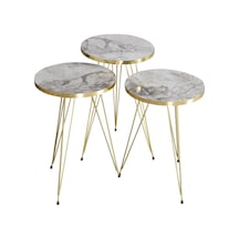 Zigon Sehpa Gold Efes Tel 1043