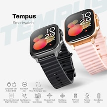 Tempus 51 Mm Tft Ekranlı Dikdörtgen Metal Kasa Akıllı Saat 2sw03 Yok