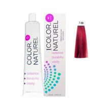 Color Naturel Kalıcı Saç Boyası 100 Ml 7.66 Şarap Kızılı
