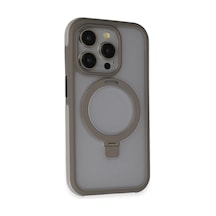 Joko Apple İphone 15 Pro Zorda Airbag Magsafe Standlı Kapak - Titan Gri Kılıf