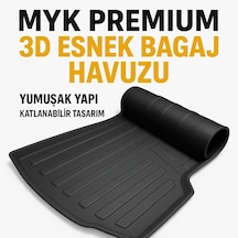 Audi A3 Hb 2020 Sonrası Myk 3d Premium Yumuşak Bagaj Havuzu