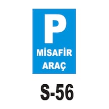 Pvc Dekota Uyarı - Ikaz Levhası Misafir Araç Uyarı Levhası